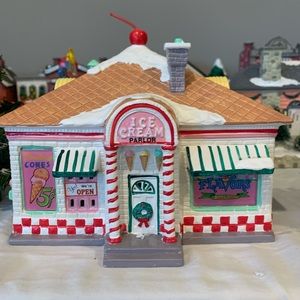 Snow Village - 56 Flavors Ice Cream Parlor (In original box)